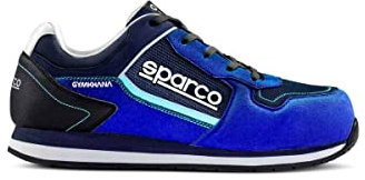 Sparco - Gymkhana Dani - ESD S1PS SR FO HRO - Scarpe Antinfortunistiche Leggere - Metal Free - Suola Antiscivolo Resistente al Calore da Contatto (HRO) - Calzatura di Sicurezza Stile Sneakers - 40 EU