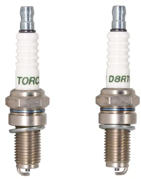 TORCH 2 stk D8RTC Zündkerze Ersetzen für DPR8EA-9 Zündkerze, 5829/DP8EA-9 2120/D8EA 7162/DR8EA, für 809/8809/RA6HC OE083 Zündkerze, für 4101/X24ESR-U X24EP-U9, für R121XLS S102F, für XS4163, OEM