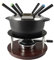 Swissmar F66921 Fondue-Set, Gußeisen, Matte Black