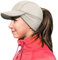 GADIEMKENSD Winter Fleece Hats Reflective Ponytail Hat for Women Baseball Caps with Earflap Drop Down Ear Warmer Mens Skull Cap Beanie with Visor Cold Hat for Outdoor Hiking Running Snow Ski Khaki