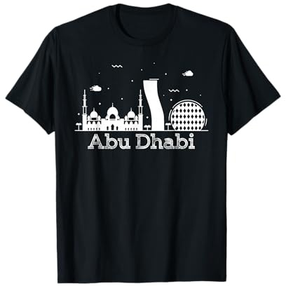 Abu Dhabi T-Shirt SKYLINE T-Shirt