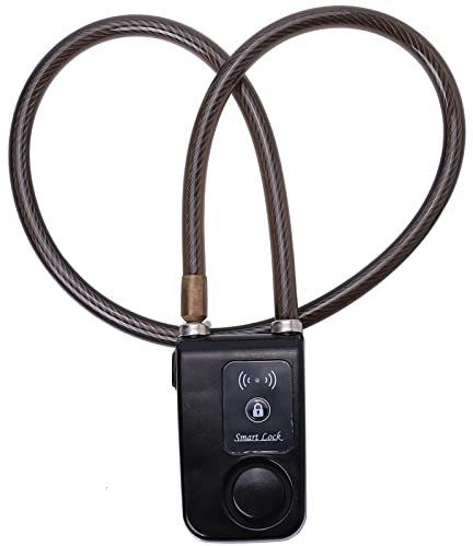 Lock mit Alarm, 105dB Diebstahlsicherung für Fahrrad und Motorrad