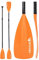 Abahub 2 in 1 Sup Kajak Paddel Aluminium Einstellbares Stand Up Paddle für Paddleboard, Aluminiumlegierung PU-beschichtete Schaft 172-213cm Kunststoff Nylon Klinge Orange