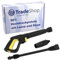 Trade-Shop Hochdruckpistole inkl. Lanze Jetdüse kompatibel mit Kärcher K2, K3, K3, K4, K5, K6, K7 ersetzt 2.641-959.0, G 160, 2.642-172.0