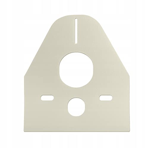ADGO Gedichtete hängende WC-Schüssel Schallschutzmatte unter WC-Schüssel oder Bidet Schaumstoff Gedichtete hängende WC-Schüssel Schnitt Seite Beige (10)