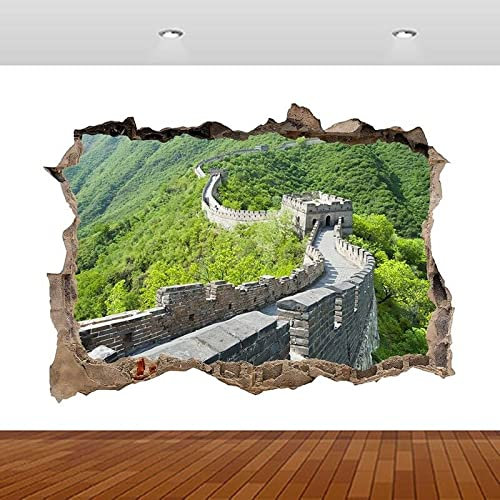 Wandaufkleber Great China Mutianyu 3D-Wandaufkleber, Poster, Vinyl-Wandbild 55x80cm