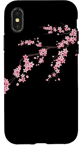 iPhone X/XS Japanese Sakura Anime Pretty Flower Florist Cherry Blossom Case