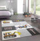 okoikfc Bagger Teppich Wohnzimmer, 3D Bulldozer Teppich 80 x 160 cm, Waschbarer rutschfest Teppiche für Kinderzimmer Schlafzimmer Deko Antirutschmatte Carpet L999
