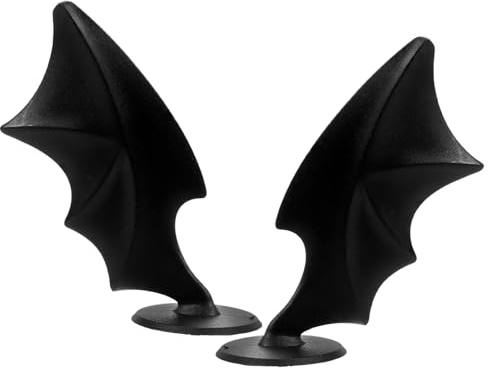 Generisch 1 Paar Dekor Flügel Kopfschmuck Zubehör Helm Dekor DIY Böse Flügel Miniatur Flügel Dekor Kopfschmuck Flügel Zubehör Helm Flügel Basteln Helm Flügel Dekor Flügel Zum