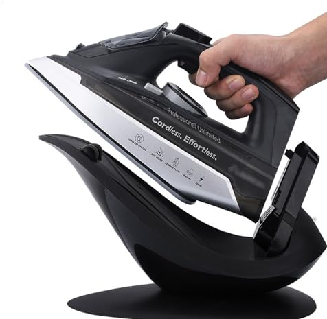 YUHANG Ferro da Stiro a Vapore - 2200W,Serbatoio dell'Acqua da 200 ml,Piastra in Ceramica,Vapore Veloce,Autopulizia
