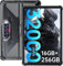 OBA Oukitel RT7 5G Tablet PC Rugged – 32000 mAh Akku, 24 (12 + 12) GB+256 GB robust, Android 13 MT6853, 48 MP + 32 MP, 10,1 Zoll FHD+, Dual 5G LTE/OTG/GPS/Face ID, Schwarz