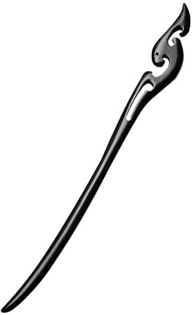 Hair Sticks for Buns 9.0 Ebony Hair Chopsticks for Women Long Hair Simply Wooden Hair Pin sticks (4-blackwood)