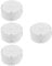 Angoily 4 Pcs Waterproof Junction Box Bracket for Outdoor Camera CCTV Camera ABS Plastic White