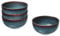 GLADELIG Schüssel - Schale aus Steinzeug (4er Pack), blau, 11 cm