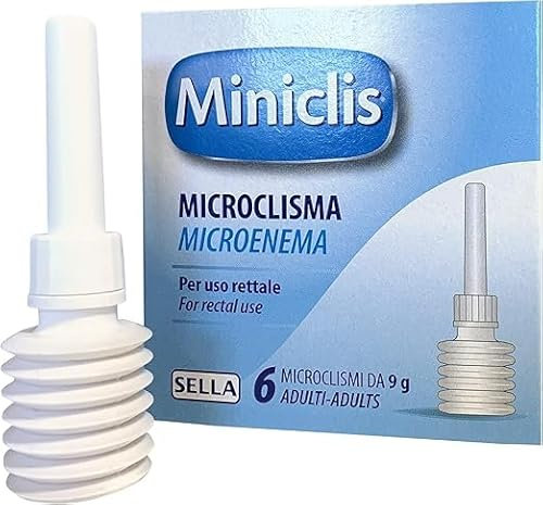 Sella Miniclis Adulti, 6 Microclismi da 9gr, Confezione da 3