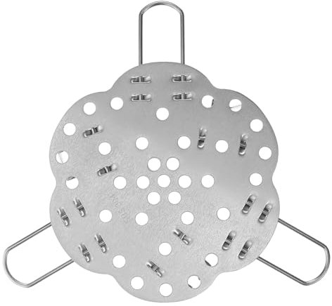 PRETYZOOM Soporte De Vapor Multifuncional Inoxidable Rejilla De Cocción Plegable Para Olla Presión y Conservación De Alimentos Estante De Cocina Antiadherente y Duradero