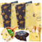 Beeswax Wraps | Reusable Sandwich Wraps | 5 Sheets (30cm/25cm/18cm)| Washable Food Bowl Covers for Bread, Cheese | Plastic-Free Cotton Cloth for Lunches & Food Storage
