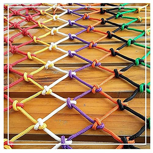 Kletterseilnetz für Kinder, Sicherheitsnetz für Balkon, Treppe, Innen- und Außenbereich, Geländer, Katzennetz, Kleidung, hängende Retro-Stange, Dekoration, Größe 3 x 10 m