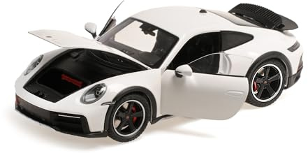 Minichamps 110062070 Porsch. 911 Dakar White 2022 with Openings - maßstab 1/18 - Modellauto