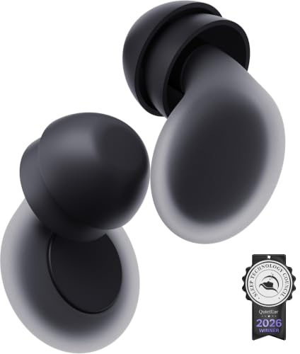 Duppiie Pro Bouchon d'oreille| Certifiés 47dB SoundTarget | Confort Nuageux à Isolation Triple | 8 Tailles pour Nuit, Bureau, Voyage