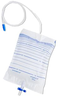 Set 240 Sacche per Raccolta Urina 2 Litri con Tubo da 90 cm – Valvola a Croce e Antireflusso – Kit 240 Pezzi per Assistenza Domiciliare, Igiene Personale e Cura Quotidiana (240, 90cm)