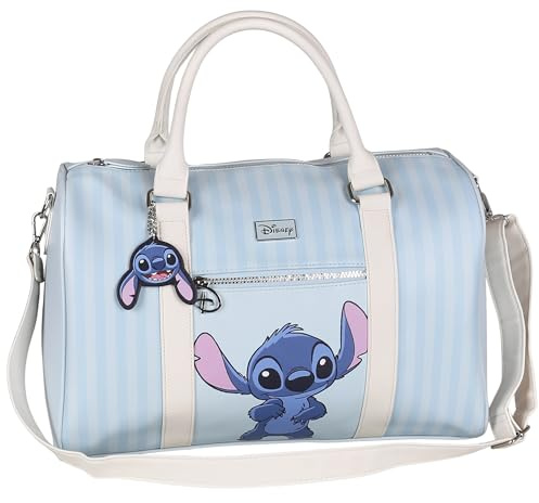 Disney Stitch Reisetasche in für Jugendliche, praktische Handgepäcktasche, Blau 41x20x26cm (Stitch)