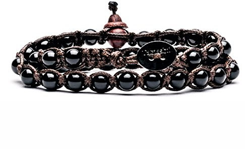 TAMASHII Bracciale Tibetano in Onice nero BHS600-01