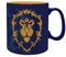 World of Warcraft - Keramik Tasse Riesentasse 460 ml - for The Alliance - Logo - Geschenkbox