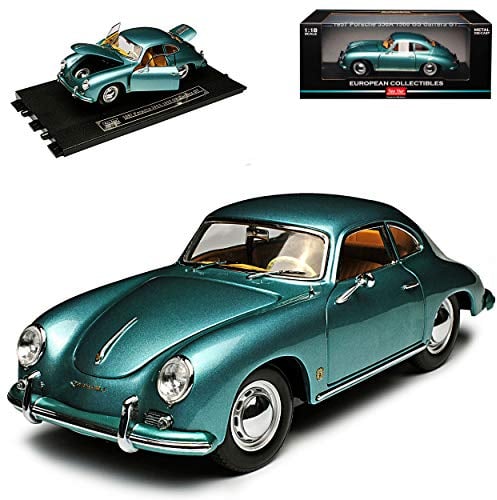 Sun Star Porsche 356A 1500 GS Carrera GT Coupe Grün Metallic 1955-1959 1/18 Modell Auto