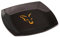 Fox Black Rectangular Dinner Plate, All Seasons, Unique Design, Appetizer, Solid Pattern, Smooth Finish, Logo, Reusable, Microwave Safe, Hand Wash Only