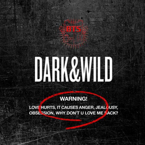 BTS Bangtan Boys – Dark & Wild (Vol.1) 1 CD + 100 p Fotobuch + 1 Gruppenfotokarte + 1 individuelle Fotokarte + doppelseitige zusätzliche Fotokarten-Set