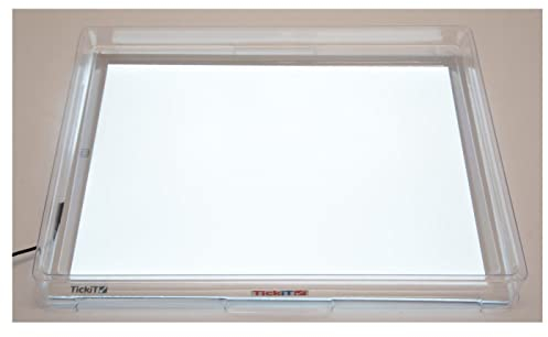 TickiT 72046 Light Panel Cover Tray - Clear A3 Plastic Cover