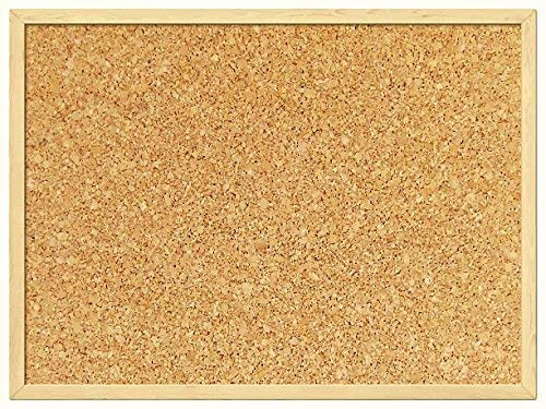 KAV - Pin Office Noticeboard Notice Cork Wooden Frame Perfect for Office, School, Bedroom & Home (400 x 600)
