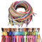 MEJOSER 1m*3mm*60 Farbe PU Lederband Faux Wildleder Schnur Veloursleder Band Faden künstlicher Lederband für Schmuck Armband Halskette Schlüsselanhänger Basteln DIY Handwerk Selbstgemacht