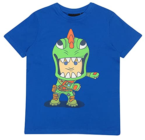 Fortnite Flossing Rex Boys T-Shirt Royal Blue 12-13 Anni
