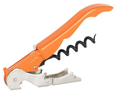 PULLTAP'S GENUINE Zweitakt-Korkenzieher für den professionellen Gebrauch Slider 900, Orange, patentiert und hergestellt in Spanien