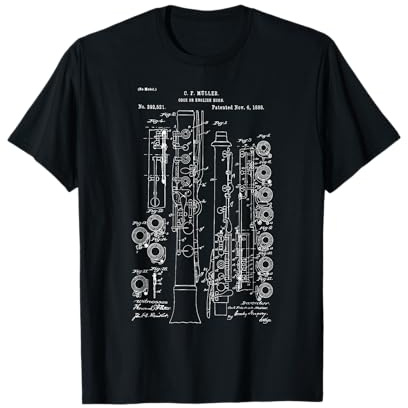 Banda di brevetto per strumenti Oboe Maglietta