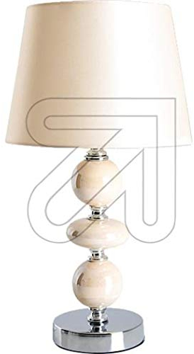 Näve Leuchten - Keramik Tischleuchte Araga - E14-Fassung, max. 40 W - Beige, 36cm