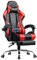 GTPLAYER Chaise Gaming Ergonomique, Fauteuil Gamer, Chaise Bureau, Chaise de Gaming avec Dossier réglable à 135°, Hauteur Réglablerepose-Pieds rétractables, Siege, Simili Cuir Rouge