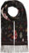 FRAAS Cashmink Weihnachtsschal - warmer Schal mit Nikolaus-Motiv für Damen und Herren - 35 x 200 cm - Made in Germany