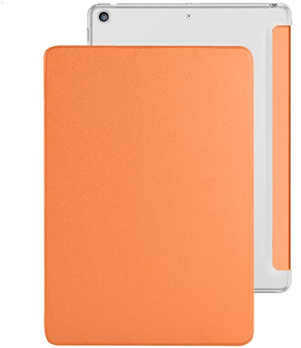 DuraSafe Cases iPad 10.9 Inch Air 4th Air 5th Gen [Air 4 Air 5 2020 2022] Cover posteriore rigida protettiva in pelle PU leggera e leggera - Arancione