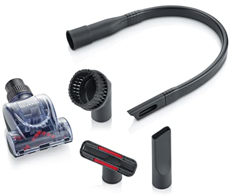 SEVERIN Premium Düsen Set, 5-teiliges Düsen-Set, passend für alle handelsüblichen Staubsauger mit 32 & 35 mm Durchmesser, Reinigungswerkzeug, Kunststoff, ZB 7235