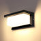 Lightsjoy Applique Esterno, IP66 Impermeabile Lampada da Parete, 18W 3000K LED per Balcone, Veranda, Via, Garage Terrazzo Corridoio, Giardino (Bianco Caldo)