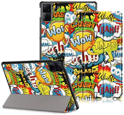 DINGGUAGUA Funda para Xiaomi Redmi Pad SE Tablet 11 Pulgadas 2023,Ultra Delgado Carcasa con Función de Soporte,Oye