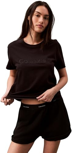 Calvin Klein Damen T-Shirt Kurzarm Classic Baumwolle