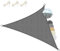 Sol Royal Sonnensegel dreieckig 7x7x7m Wasserdurchlässig HDPE Atmungsaktiver Balkon Terrasse Segeltuch UV Sonnenschutz Segel Garten Pool Camping Anthrazit – Shade Sails HS9