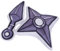 CoolChange Ninja Kissen Set in Shuriken & Kunai Form | Anime Dekokissen | 2 STK. | 58x58cm