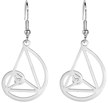 VASSAGO Goldene Ratio-Ohrringe, Fibonacci-Sequenz-Ohrringe für Mathematik-Liebhaber, geometrische Spiralen, Schmuck, Abschluss, Mathematiker, Geschenk für Frauen und Mädchen, Edelstahl
