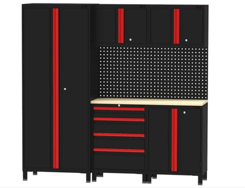 dirty pro tools Garage Modular Storage Tool Chest Series System Workshop Tool Chest Workstation (Large Model)