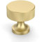 Coinkoly 10 Pack Gold Cabinet Knobs 35mm Single Hole Handles for Drawers, Dressers, and Bathroom Cabinets CK-UK0007